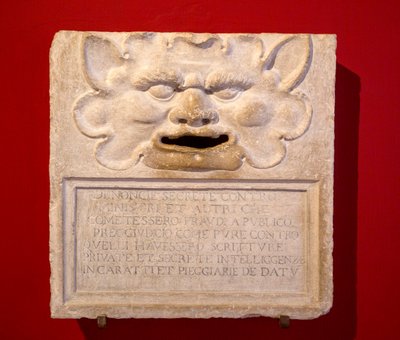Boca da Verdade (Bocca di Leone) (mármore) de Venetian School