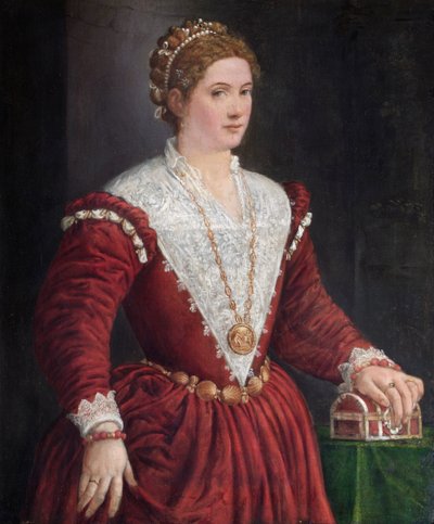 Retrato de uma senhora desconhecida, década de 1560 de Venetian School