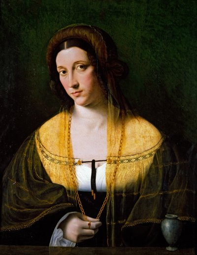 Retrato de uma senhora de Veneto Bartolomeo