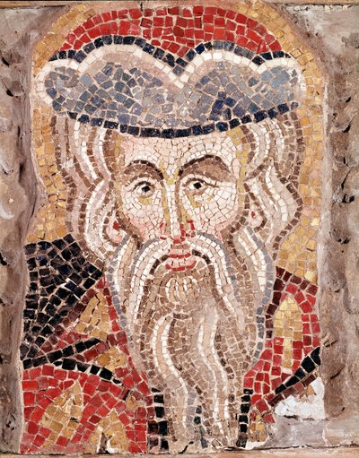 Cabeça de um profeta (mosaico de Veneto Byzantine School
