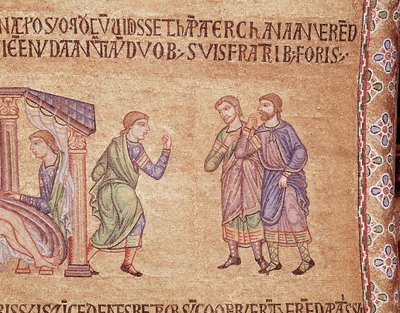 Vida de Noé (detalhe em mosaico de Veneto Byzantine School