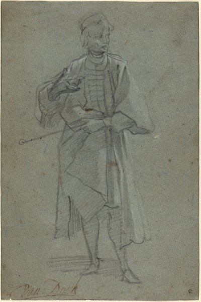 Figura de um homem [reto] de Ventura Salimbeni