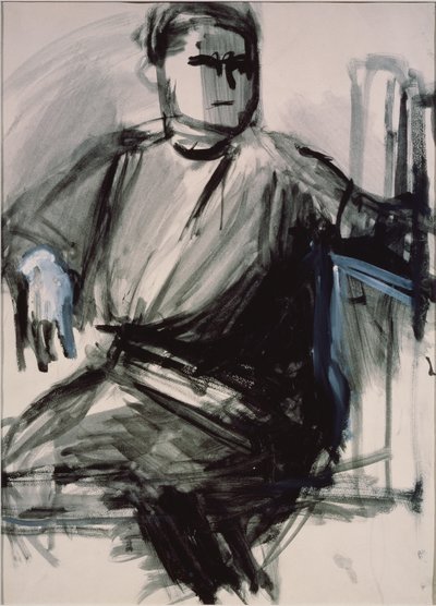 Auto-retrato, 1934 de Vera Mikhailovna Yermolayeva