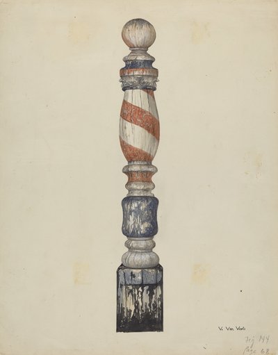 Poste de barbeiro de Vera Van Voris