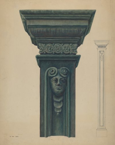 Pilar de Ferro Fundido de Vera Van Voris