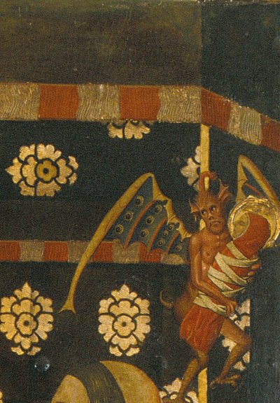 O nascimento de Santo Estêvão Detalhe de Vergós Family
