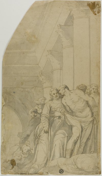 Cristo curando os enfermos no tanque de Betesda de Veronese (Paolo Caliari)