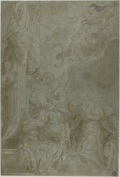 Casamento Místico de Santa Catarina de Veronese (Paolo Caliari)