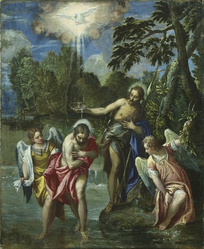 Batismo de Cristo, 1580-88 de Veronese