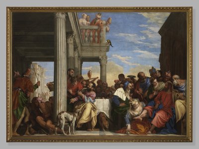 Jantar na casa de Simão, 1555-56 de Veronese
