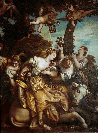 O sequestro da Europa. Pintura de Paolo Caliari Paolo Veronese de Veronese