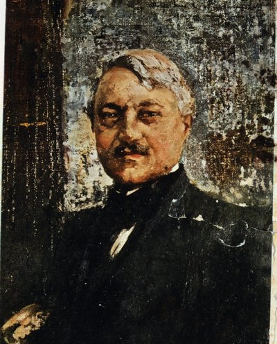 Retrato de Salvatore Di Giacomo (1860-1934) (pintura) de Vicenzo Irolli