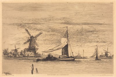 Arredores de Dordrecht de Vicomte Ludovic Lepic