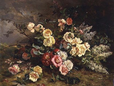 Natureza morta com flores de Victoire Leclaire