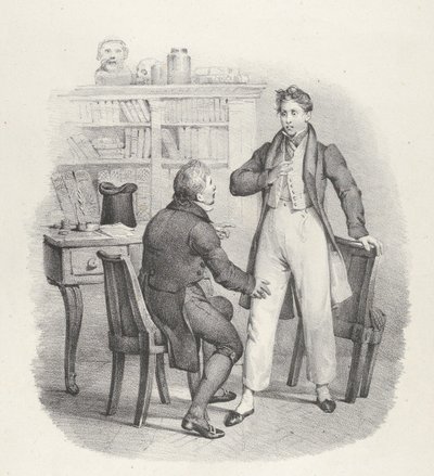 Indivíduo. VIII: Como Doutor! O que, doutor, 1824. de Victor Adam