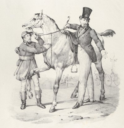 Indivíduo. VI: Eu não podia andar não ando mais em lugar nenhum, 1824.. de Victor Adam