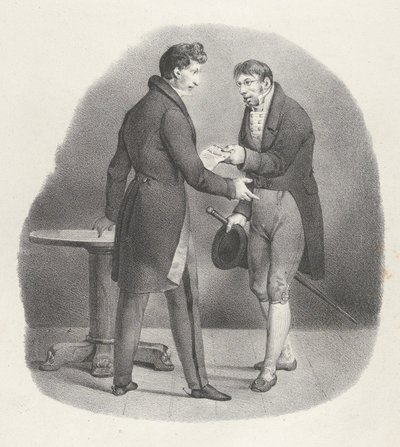 Indivíduo. XII: Eu sabia que pensava tanto, 1824. de Victor Adam