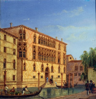 Palazzo Giovanelli, século XIX de Victor Adam