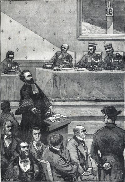 Biografia popular ilustrada de Gambetta - Dominado pela eloquência deste recém-chegado de Victor Armand Poirson