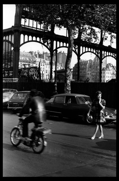 Demolição do mercado central em Paris, em agosto de 1971(foto a p/b) de Victor Baltard
