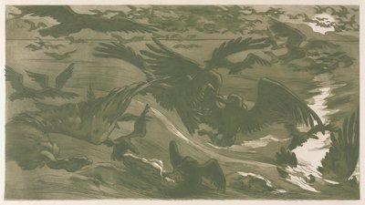 Aves de rapina, 1893. de Victor Emile Prouve