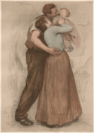 O Beijo, 1898. de Victor Emile Prouve