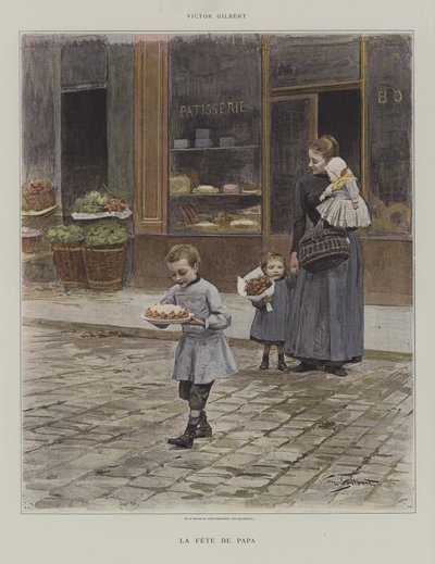 La Fete de Papa de Victor Gabriel Gilbert
