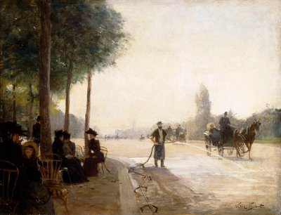 Os Campos Elísios, Paris, de Victor Gabriel Gilbert