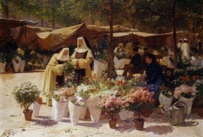 O Mercado das Flores, de Victor Gabriel Gilbert