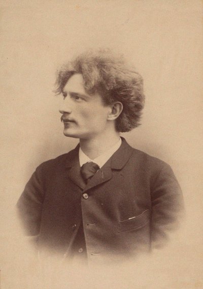 Retrato do compositor Ignacy Jan Paderewski 1860-1941, 1889-1890. de Victor Girard