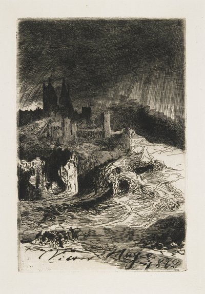 Paisagem, 1868 de Victor Hugo