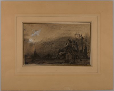 Paisagem com um castelo de Victor Hugo