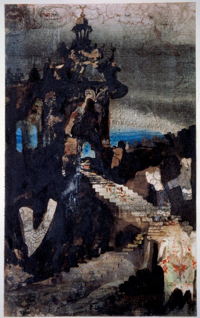 Les Orientales Drawing a pen, gouache and watercolour by Victor Hugo (1802-1885) 1855-1856. Paris, B.N. de Victor Hugo