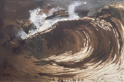 Meu Destino, 1857 (caneta e tinta, lavar e guache) de Victor Hugo