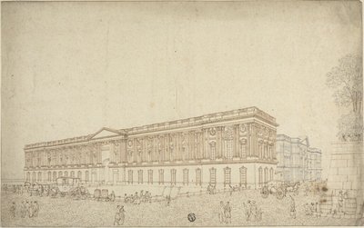 A Colunata do Louvre de Victor Jean Nicolle