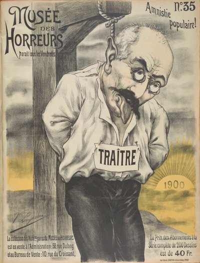 Museu dos Horrores Galeria dos Horrores: Alfred Dreyfus, 1900. de Victor Lenepveu