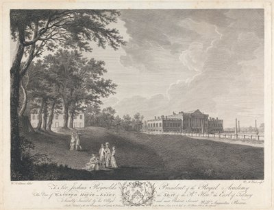 Wanstead House em Essex de Victor Marie Picot