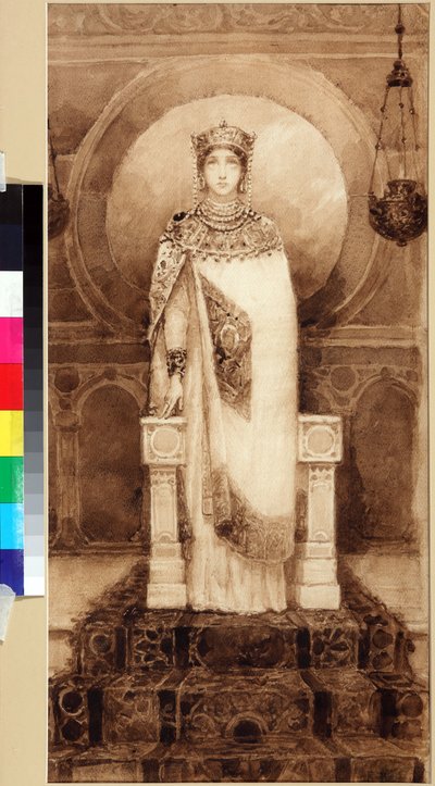 Santa Helena (imperatriz romaine, mero de Constantino I) (versículo 247/250 - versículo 329/330) - Santa Helena par Viktor Mikhaylovich Vasnetsov (1848-1926) de Victor Mikhailovich Vasnetsov