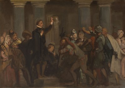 Esboço para a igreja de Saint-Séverin: L
