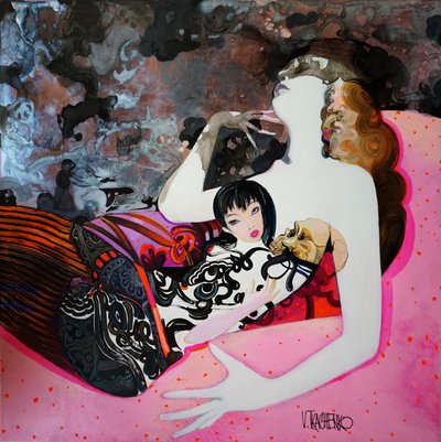 Sonhando em Rosa de Victor Tkachenko