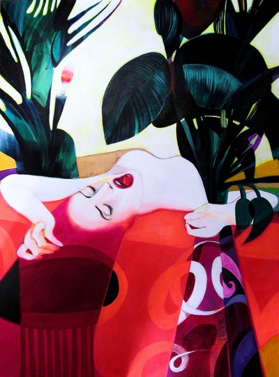 Mulher tropical sensual de Victor Tkachenko