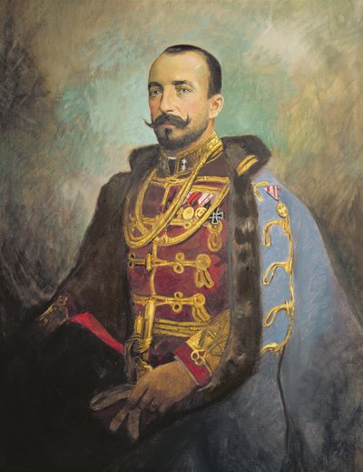 Arquiduque Joseph August da Áustria, c.1916 (óleo sobre tela) de Vienna Nedomansky Studio