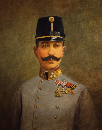 General Eduard von Bohm-Ermolli, c.1916 (óleo sobre tela) de Vienna Nedomansky Studio
