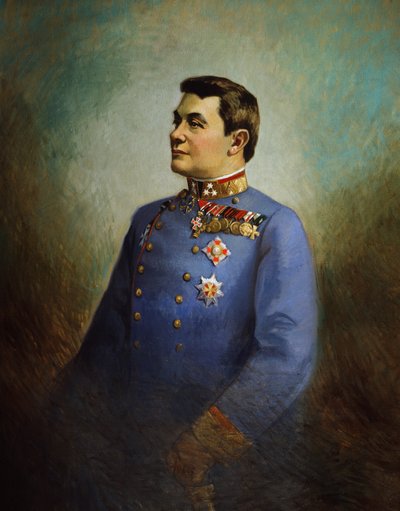 General Hermann Barão Kovess von Kovesshaza, c.1916 (óleo sobre tela) de Vienna Nedomansky Studio