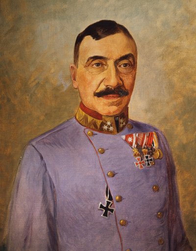 General Karl von Pflanzer-Baltin, c.1916 (óleo sobre tela) de Vienna Nedomansky Studio