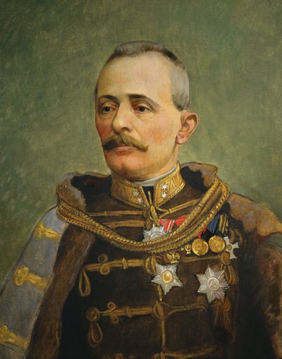 General Svetozar Boroevic von Bojna, c.1916 (óleo sobre tela) de Vienna Nedomansky Studio