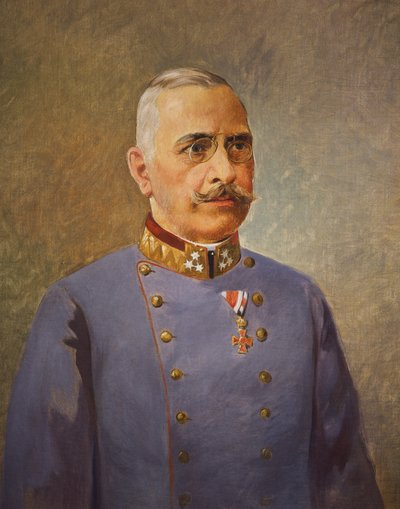 General Viktor Dankl von Krasnik, c.1916 (óleo sobre tela) de Vienna Nedomansky Studio