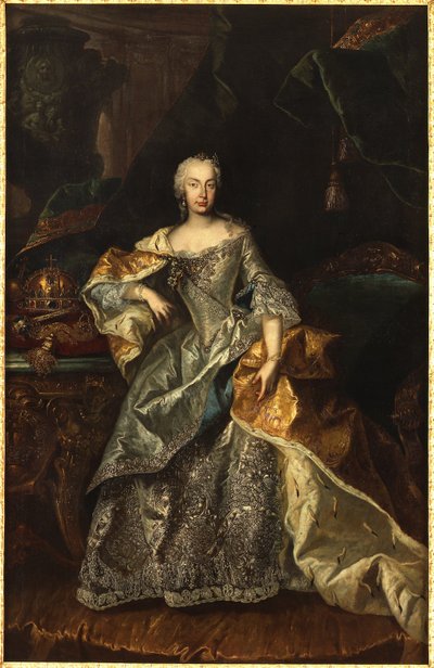 Maria Teresa como Rainha da Hungria de Viennese painter