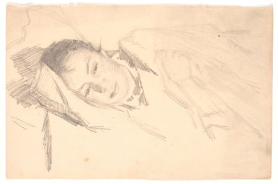 A esposa do artista descansa de Viggo Johansen