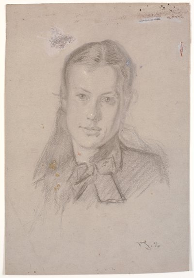 Retrato de Martha Møller (m. Viggo Johansen 1880) de Viggo Johansen